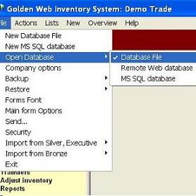 Open inventory database